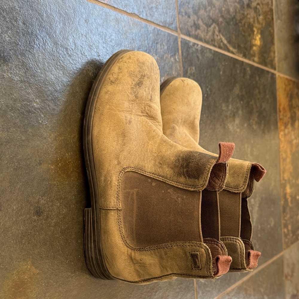 Camper size 36/ us 4 Beige and Brown leather Chelsea Boots